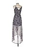 Sienna Sky 100% Polyester Paisley Gray Casual Dress Size S - photo 2