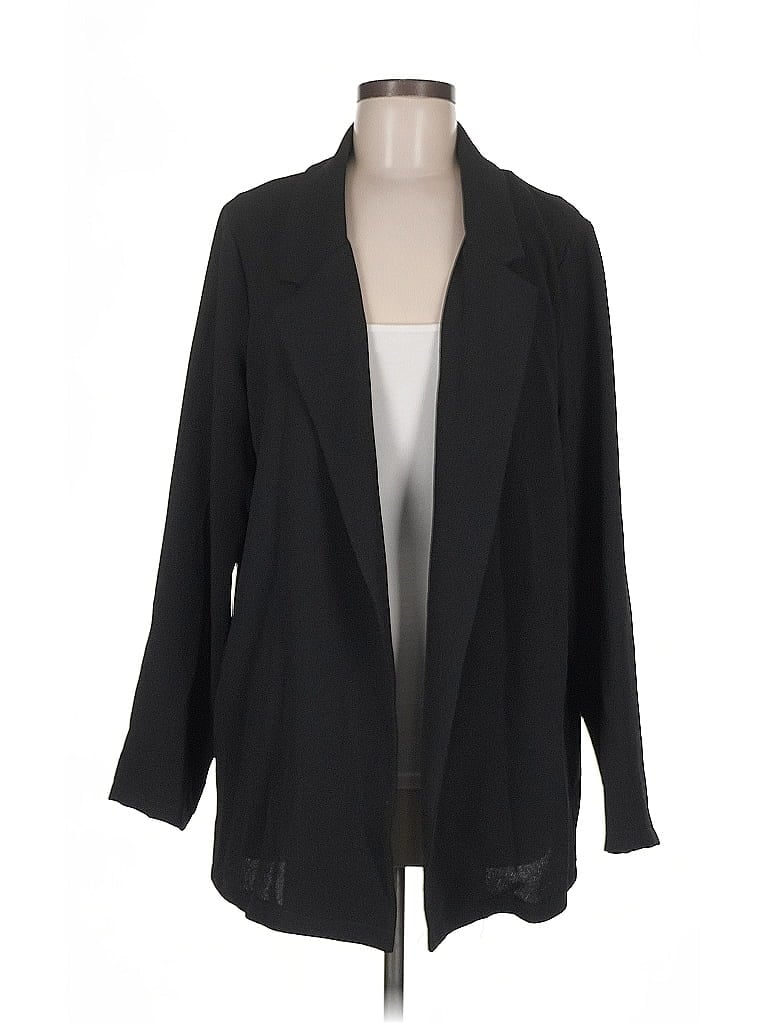 Click to view more detailed imagery on our partner's website Pre-owned Lush Blazer Jacket In Black