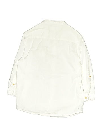 Zara Kids 3/4 Sleeve Button-Down Shirt (view 2)
