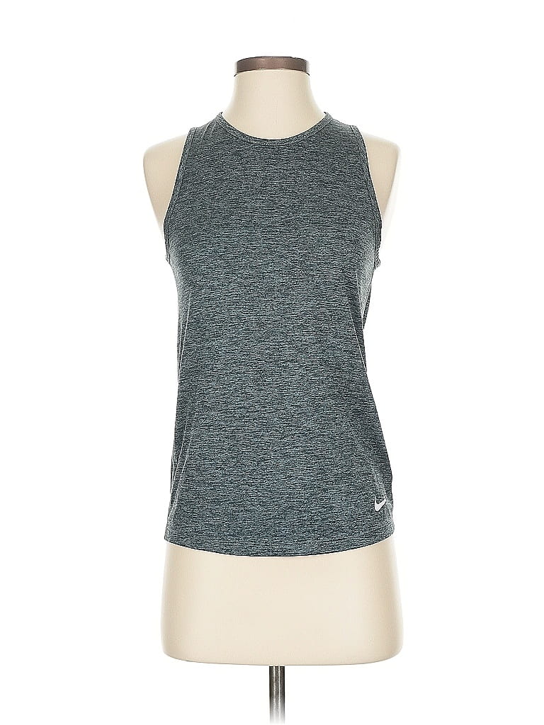 Pre-owned Nike Active Tank Top In Gray