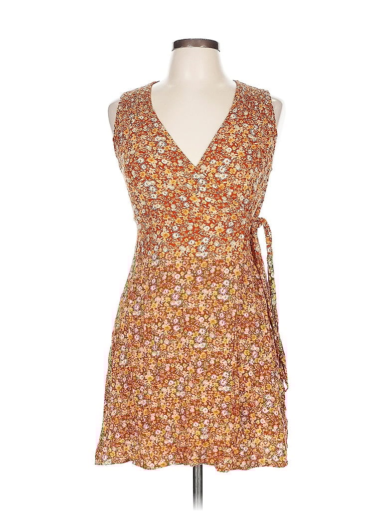 Pre-owned Universal Thread Casual Dress In Orange