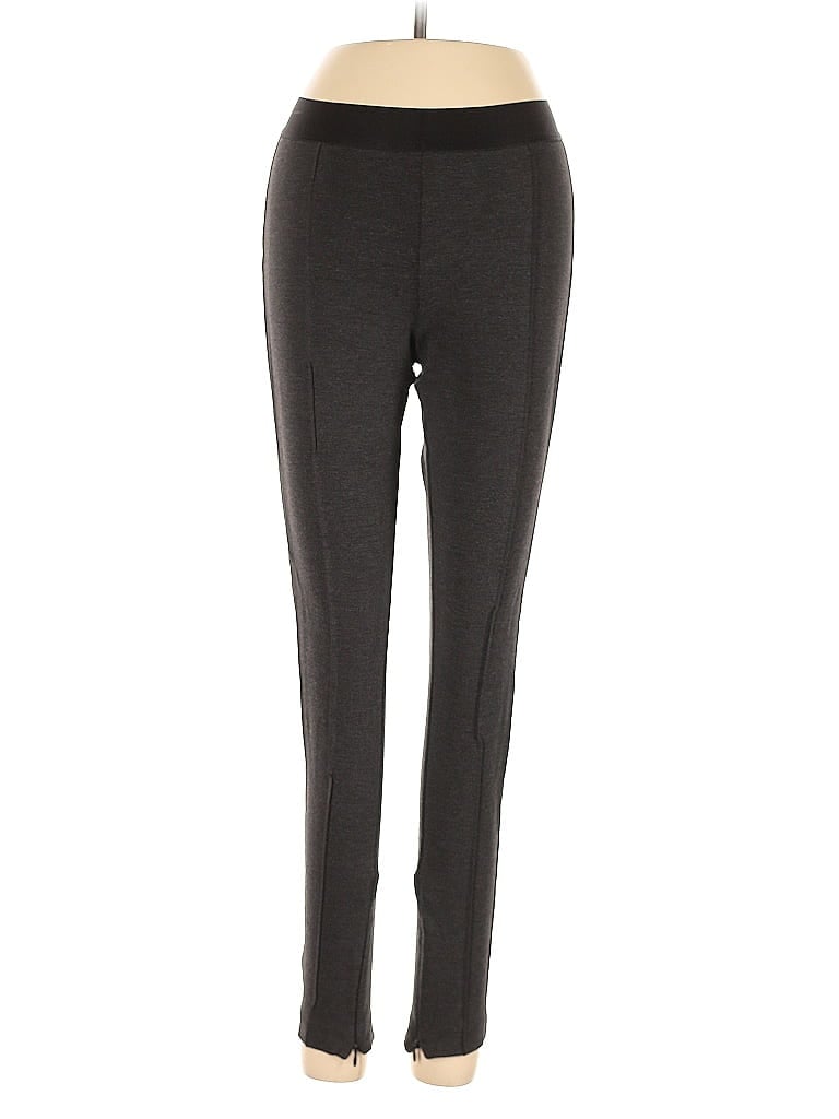 Pre-owned H&m Leggings In Gray