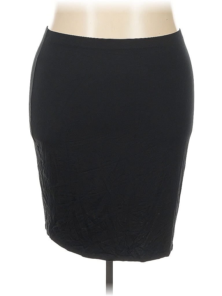Pre-owned Stretch Is Comfort Formal Skirt In Black