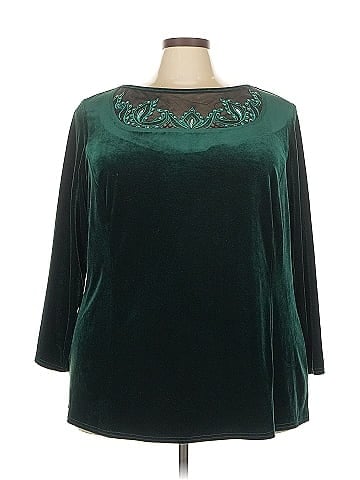 Bob Mackie 3/4 Sleeve Top (view 1)