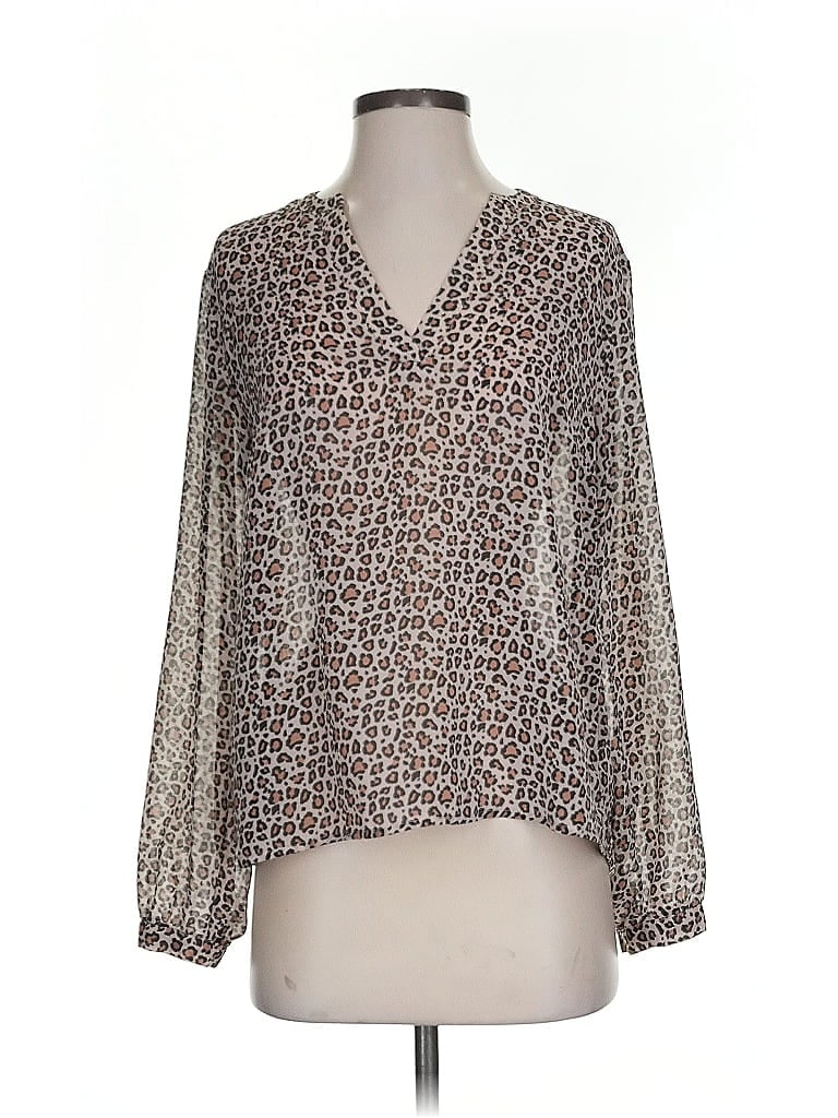 Pre-owned A New Day Long Sleeve T-shirt In Brown