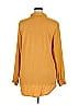Left Coast by Dolan 100% Polyester Gold Orange Long Sleeve Blouse Size XL - photo 2