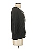 Three Dots Black 3/4 Sleeve Top Size S - photo 3