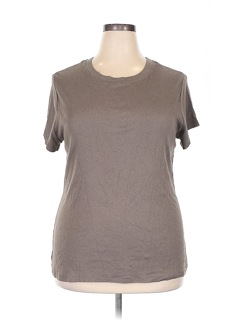 Pre-owned A New Day Short Sleeve T-shirt In Brown