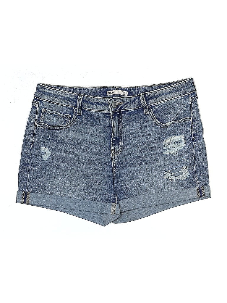 Click to view more detailed imagery on our partner's website Pre-owned So Denim Shorts In Blue