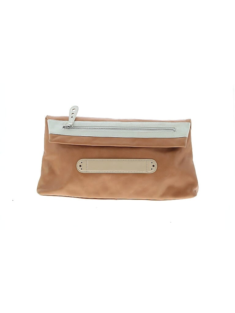 Pre-owned Assorted Brands Leather Clutch In Brown