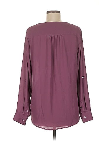 Soho JEANS NEW YORK & COMPANY Long Sleeve Blouse (view 2)