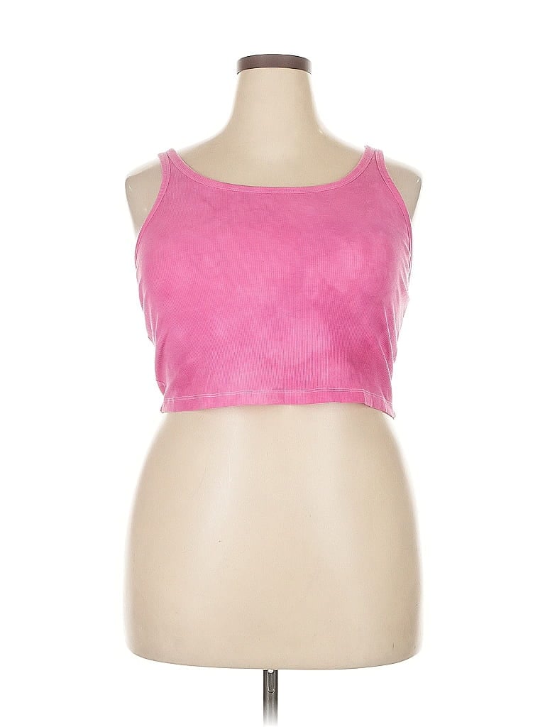 Pre-owned Victoria's Secret Pink Tank Top Pink Strapless Neckline Tops