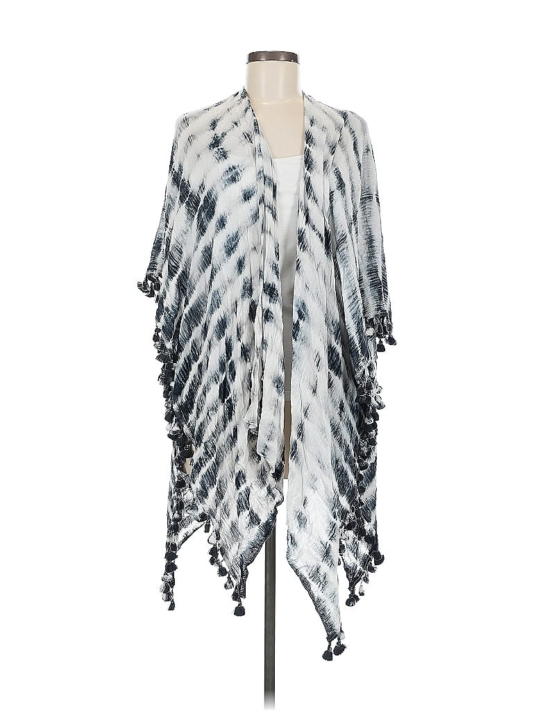 Pre-owned Michael Stars Kimono In Blue