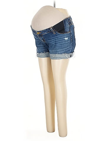 Isabel Maternity Denim Shorts (view 1)
