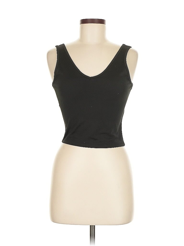 Pre-owned Unbranded Tank Top Black Strapless Neckline Tops