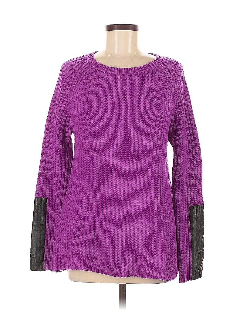 Click to view more detailed imagery on our partner's website Pre-owned Asos Design Long Sleeve Top Purple Boatneck Tops