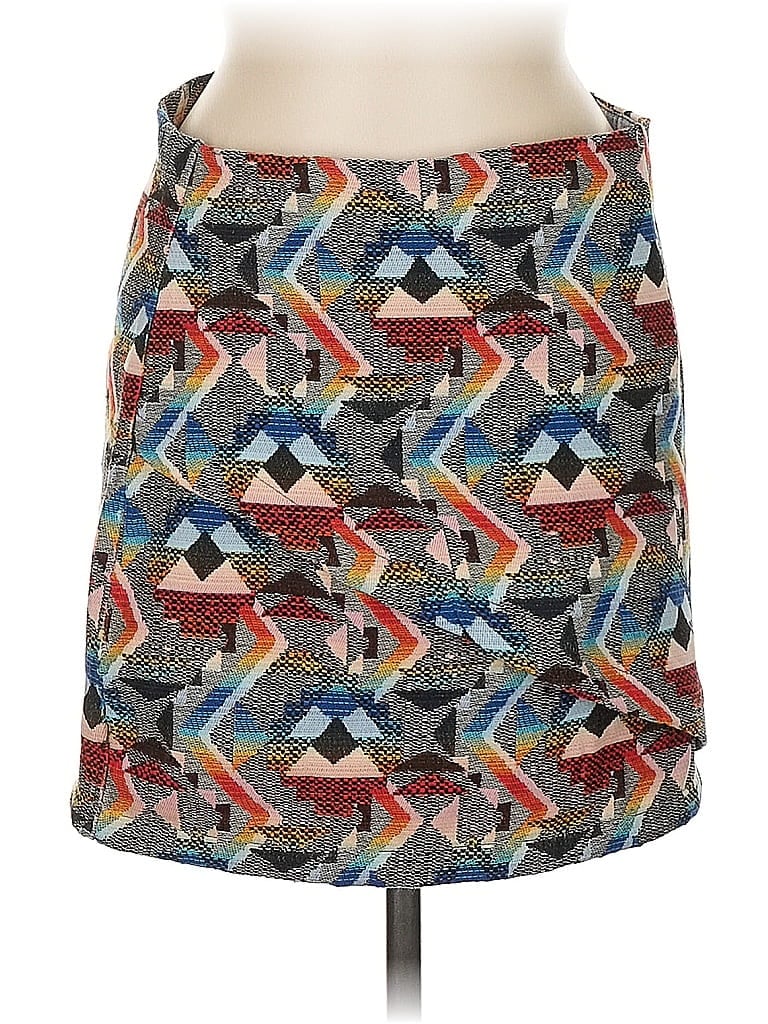 Pre-owned Trafaluc By Zara Casual Skirt In Gray