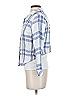 Rails 100% Rayon Plaid Blue 3/4 Sleeve Blouse Size S - photo 5
