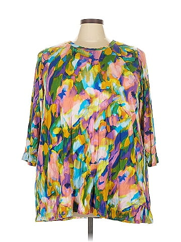 LOGO by Lori Goldstein 3/4 Sleeve T-Shirt (view 1)