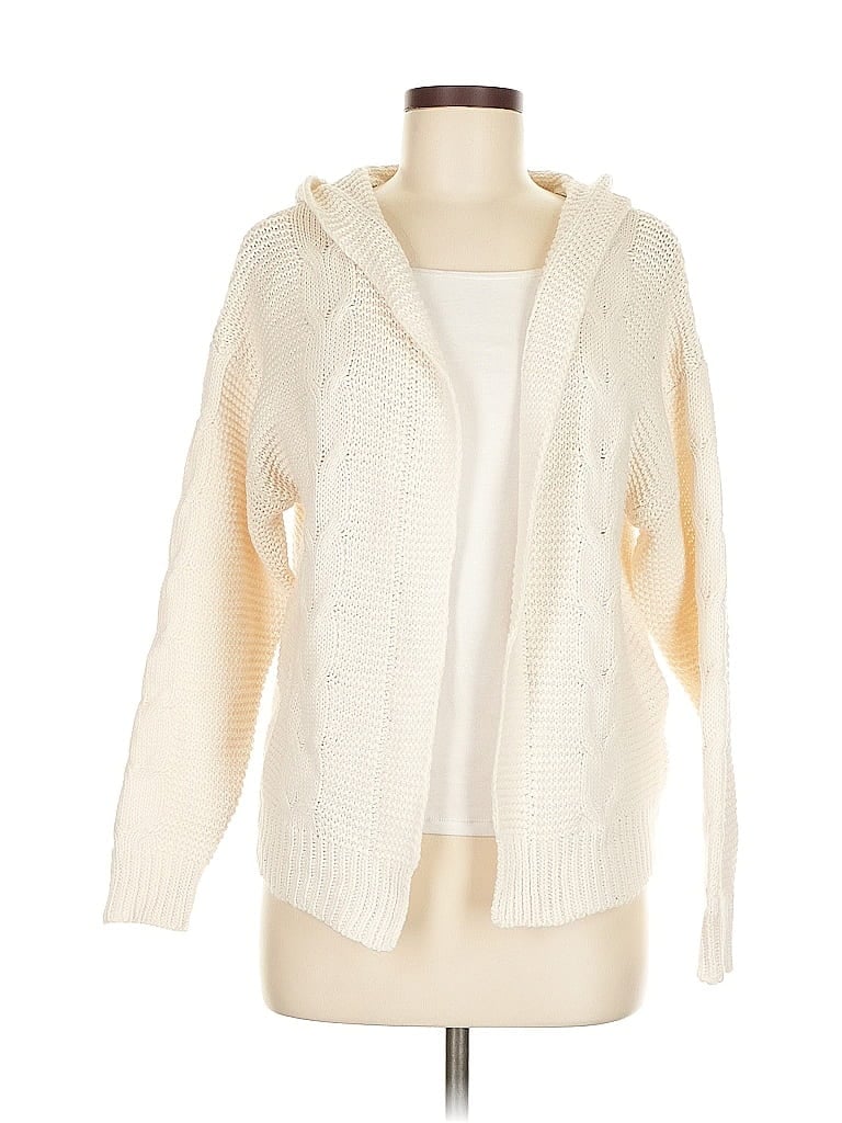Pre-owned Unbranded Cardigan Sweater In White