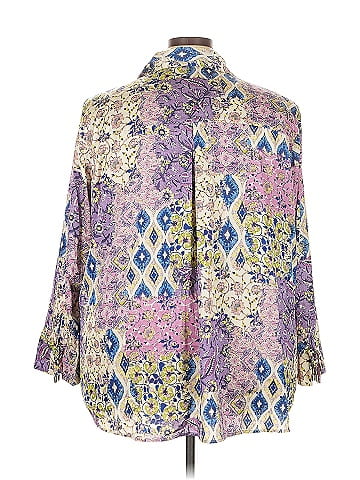 Susan Graver 3/4 Sleeve Blouse (view 2)