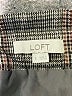 Ann Taylor LOFT Plaid Gray Casual Skirt Size S - photo 3