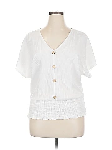 Fortune + Ivy Short Sleeve Henley (view 1)
