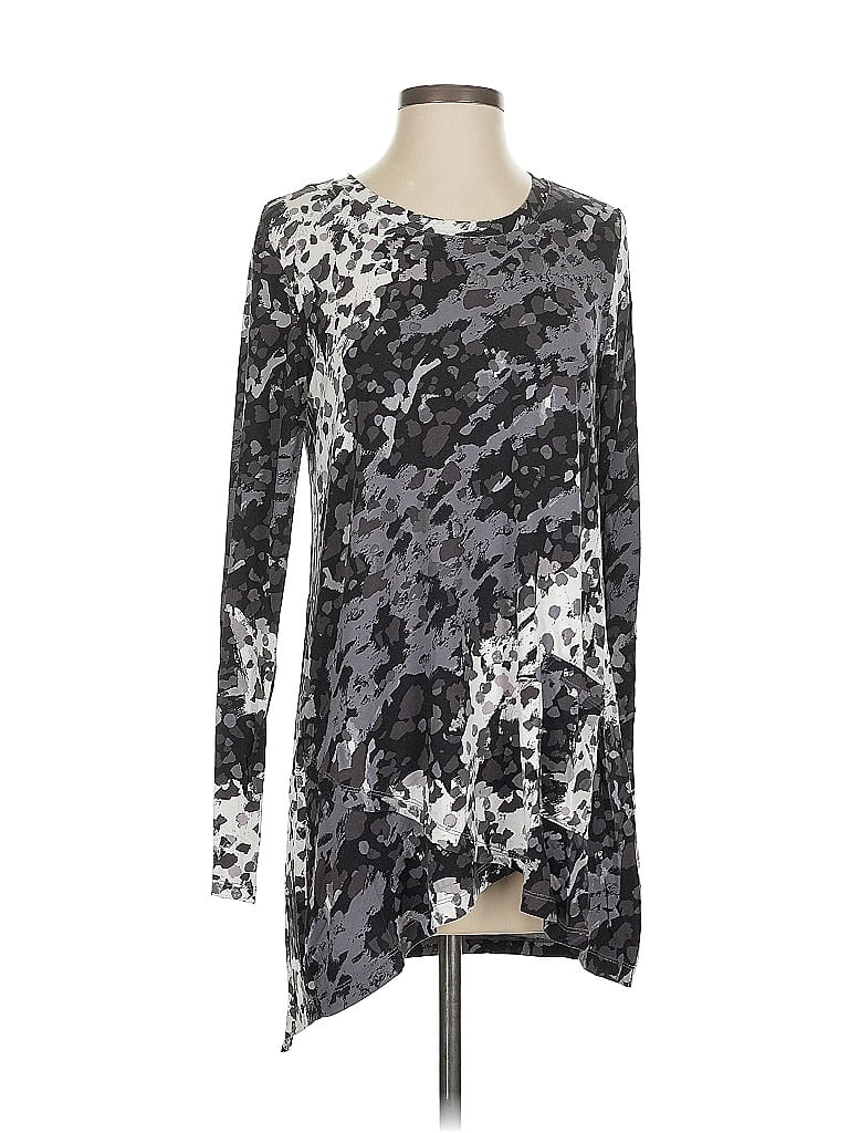 Pre-owned Logo By Lori Goldstein Casual Dress In Gray