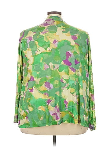 LOGO by Lori Goldstein 3/4 Sleeve Blouse (view 2)