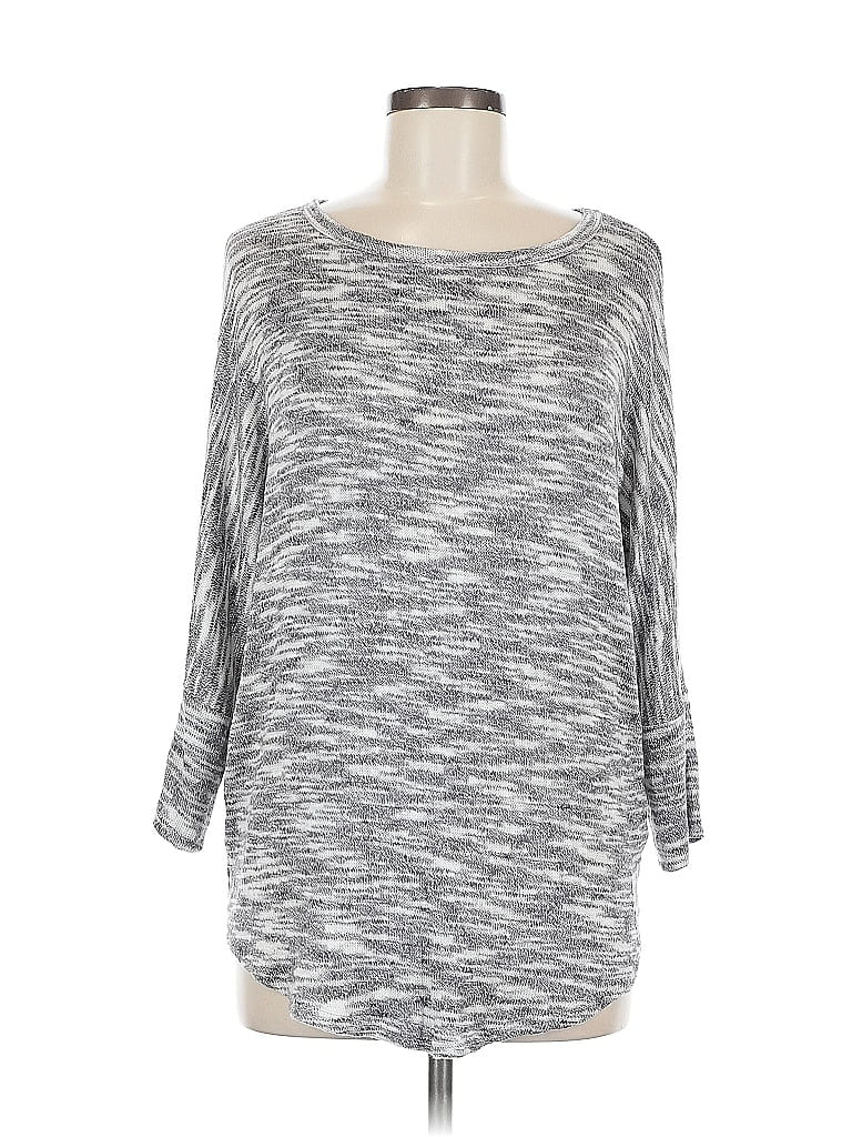 Pre-owned Market & Spruce Pullover Sweater In Gray