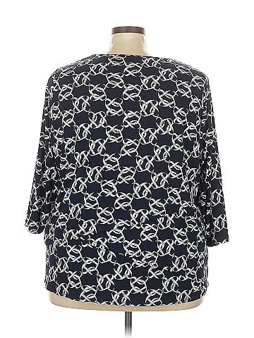 Susan Graver 3/4 Sleeve Blouse (view 2)