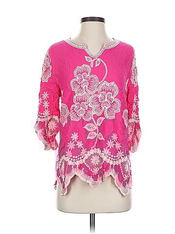 Solitaire 3/4 Sleeve Blouse (view 1)