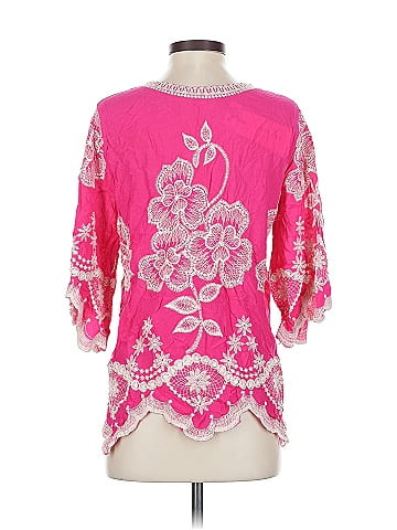 Solitaire 3/4 Sleeve Blouse (view 2)