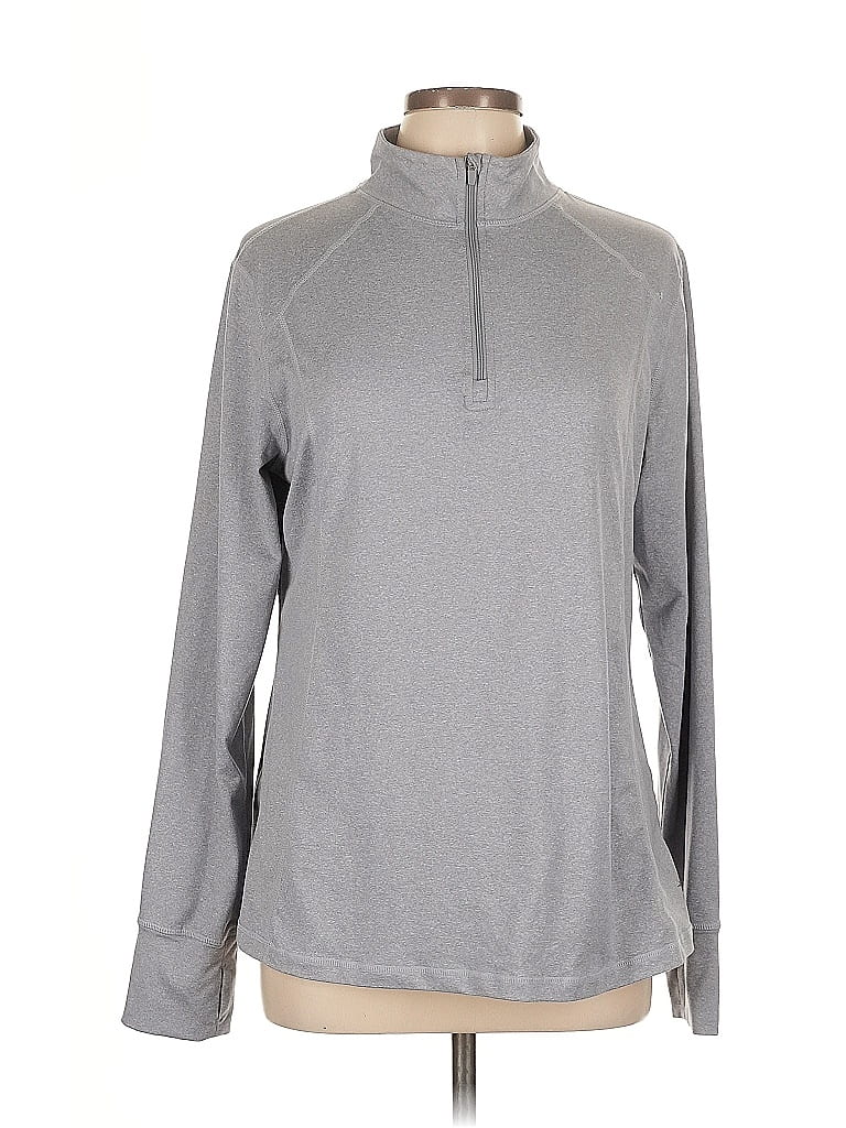 Pre-owned Danskin Pullover Sweater In Gray