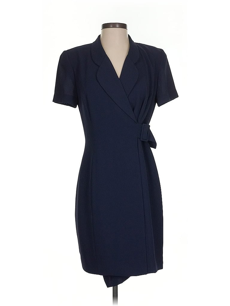 Pre-owned Ann Taylor Loft Blazer Jacket In Blue