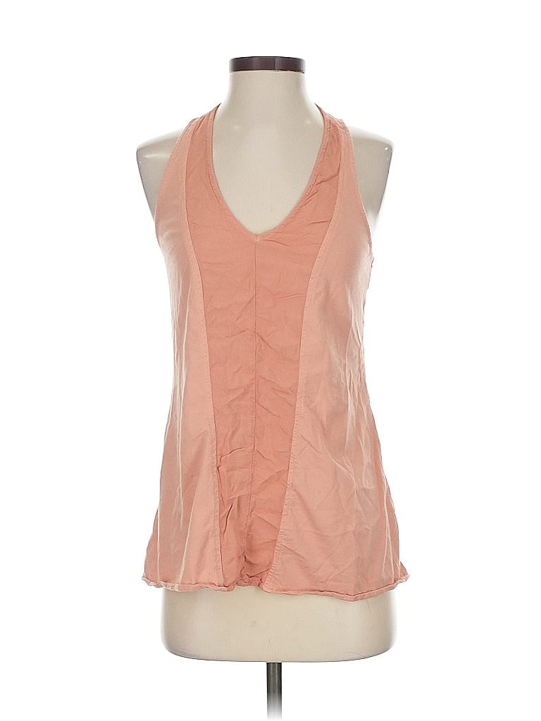 Click to view more detailed imagery on our partner's website Pre-owned Porridge Tank Top Pink Halter Neckline Tops