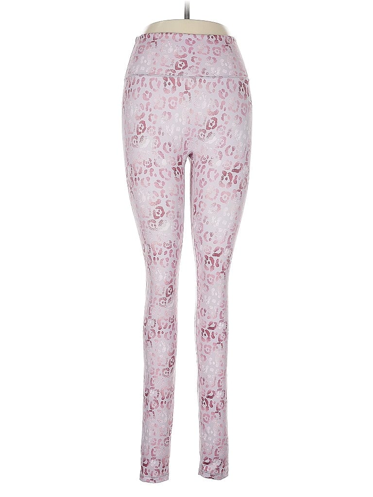 Pre-owned Assorted Brands Leggings In Pink