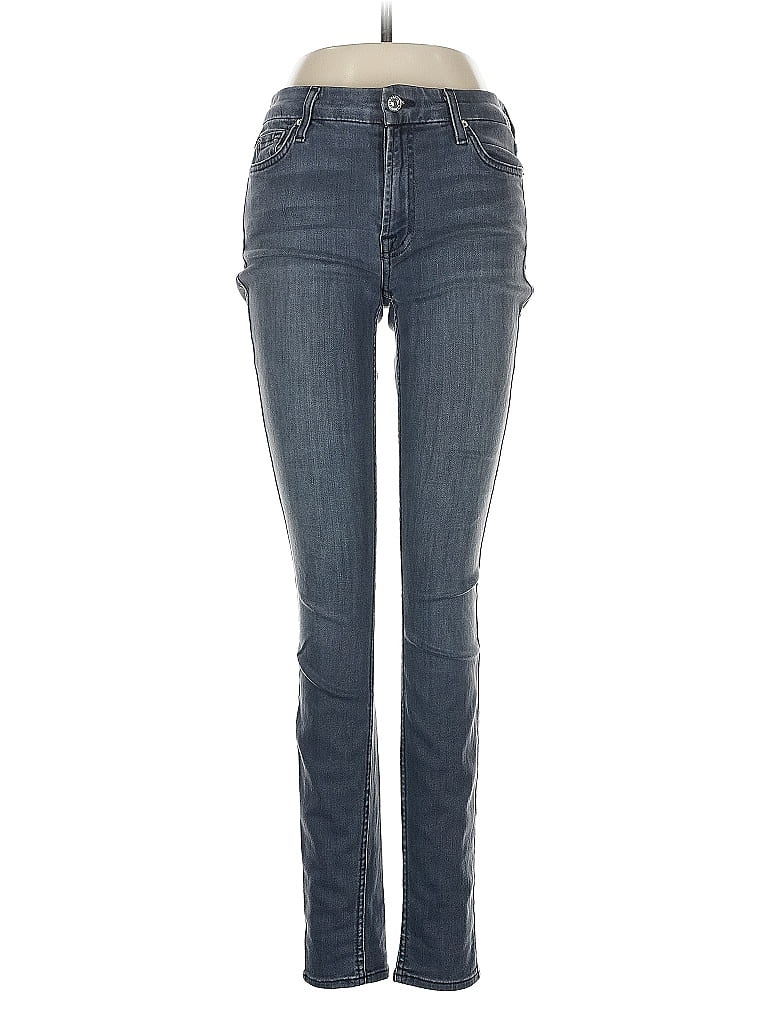 Pre-owned 7 For All Mankind Jeans In Blue