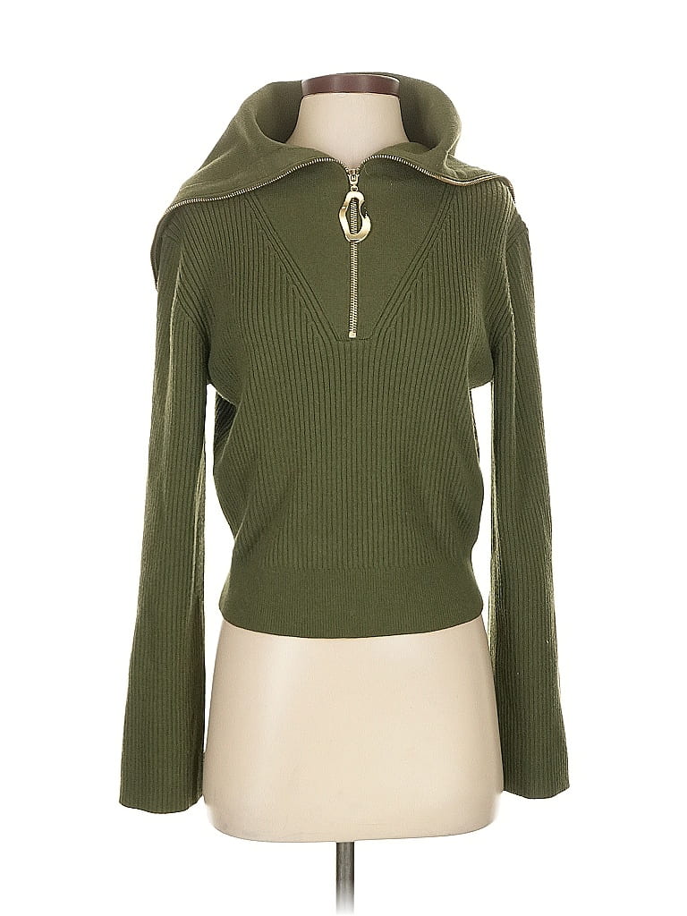 Tanya Taylor Green Wool Pullover Sweater Size S - photo 1