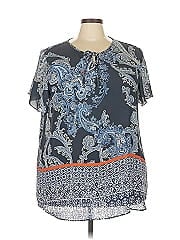 Cj Banks Short Sleeve Blouse