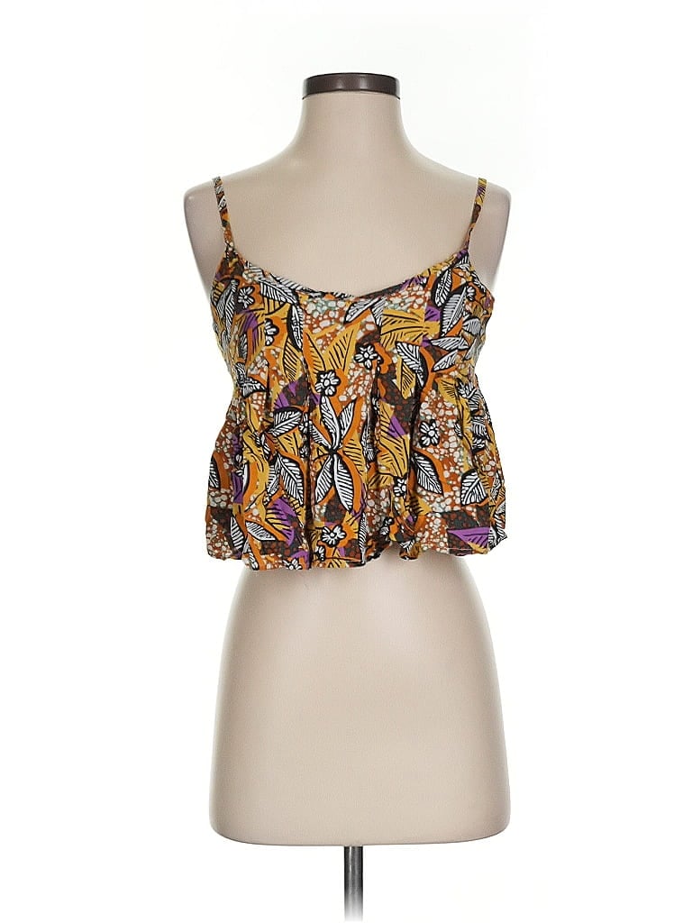 Pre-owned Assorted Brands Sleeveless Blouse In Yellow