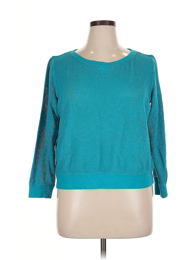 Click to view more detailed imagery on our partner's website Pre-owned Xersion Pullover Sweater In Blue