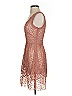 Baraschi 100% Nylon Tan Cocktail Dress Size 0 - photo 5