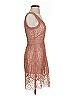 Baraschi 100% Nylon Tan Cocktail Dress Size 0 - photo 4