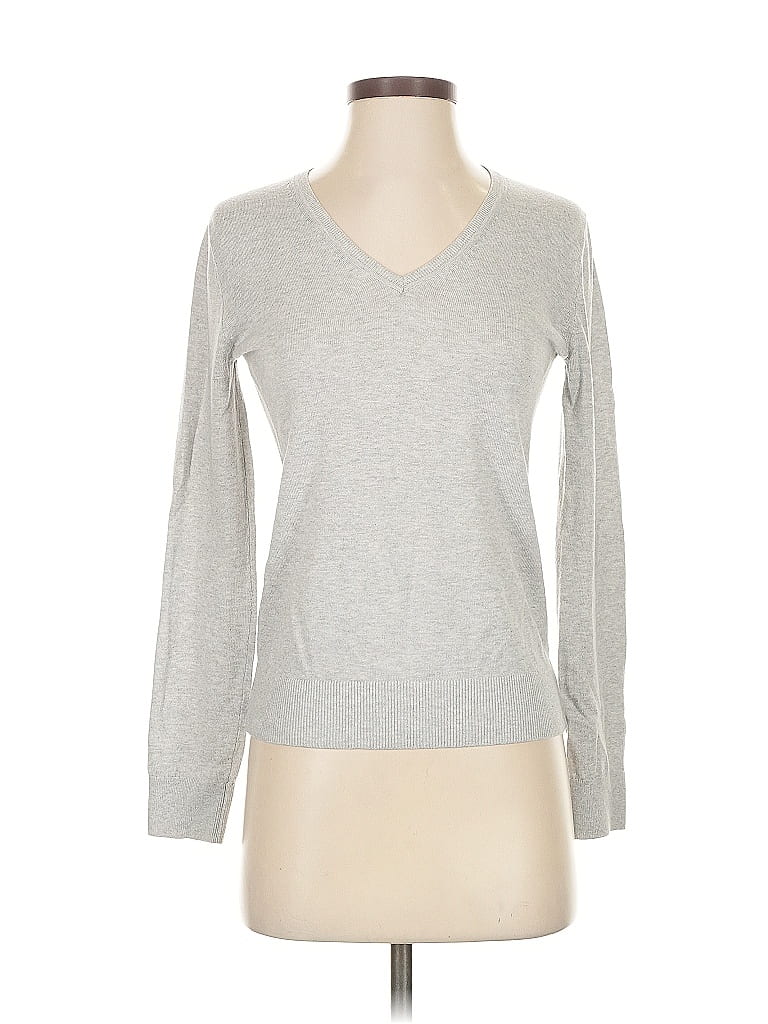 Pre-owned Banana Republic Factory Store Pullover Sweater In Silver