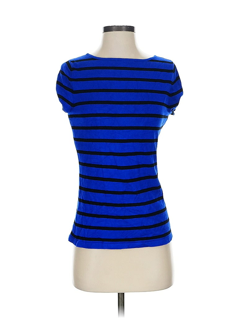 Pre-owned Express Short Sleeve T-shirt In Blue