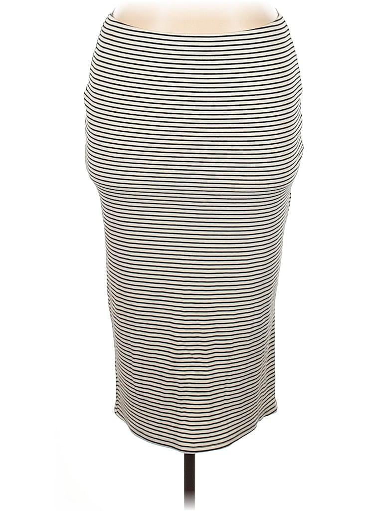 Pre-owned Bobeau Casual Skirt In White