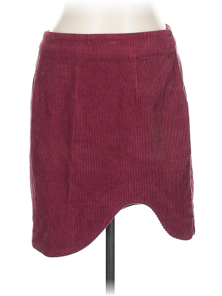 Click to view more detailed imagery on our partner's website Pre-owned Nasty Gal Inc. Casual Skirt In Burgundy