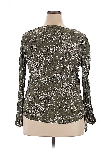 a.n.a. A New Approach Long Sleeve Blouse (view 2)