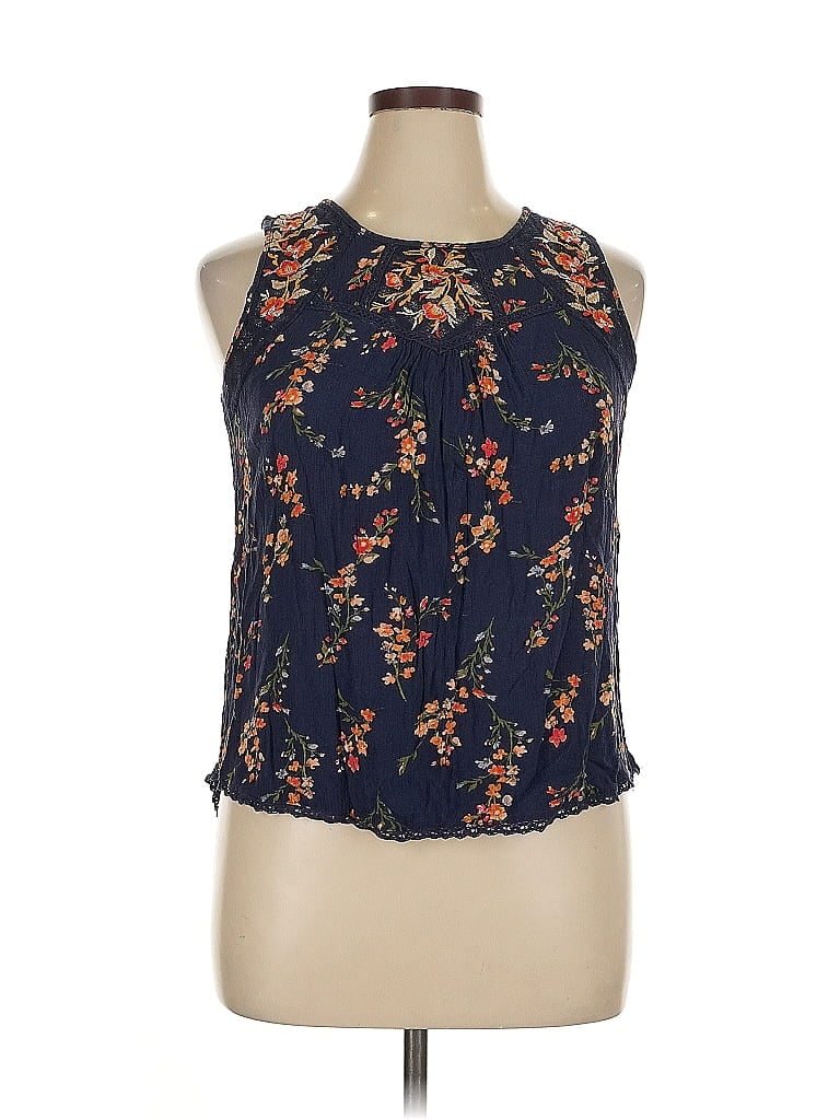 Pre-owned Mason & Belle Sleeveless Blouse In Blue